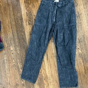 Dark Gray Casual Utility Pants